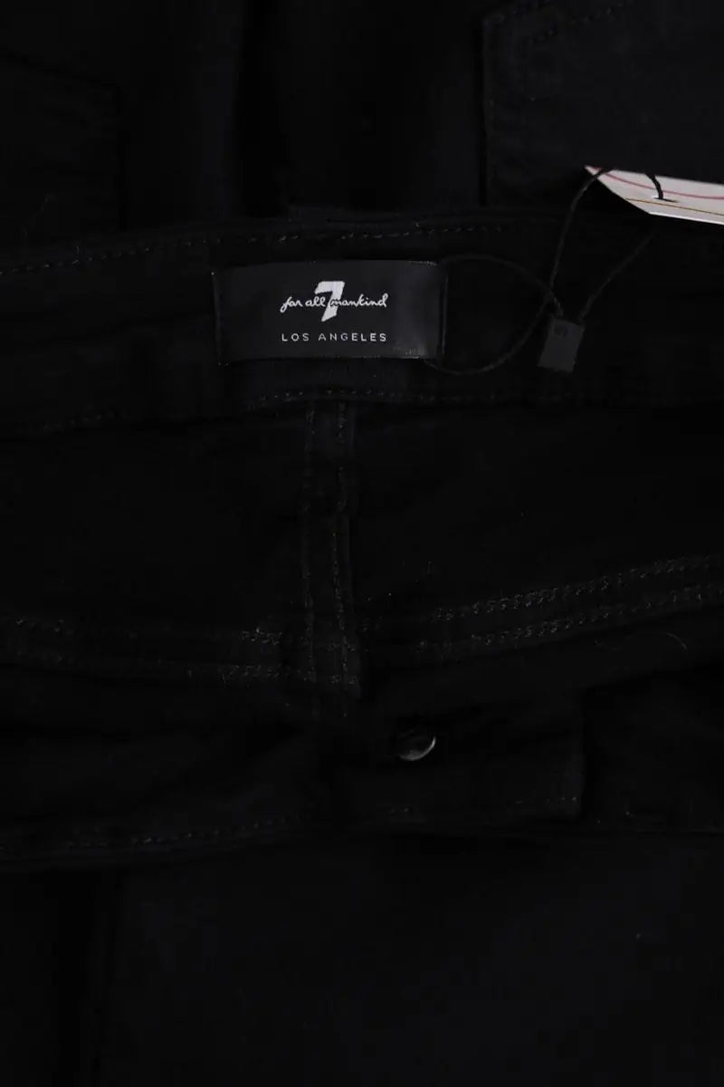Jean slim 7 For All Mankind Noir en Coton