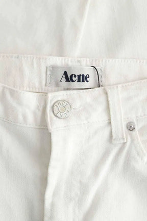 Jean slim Acne Studios Blanc en Coton
