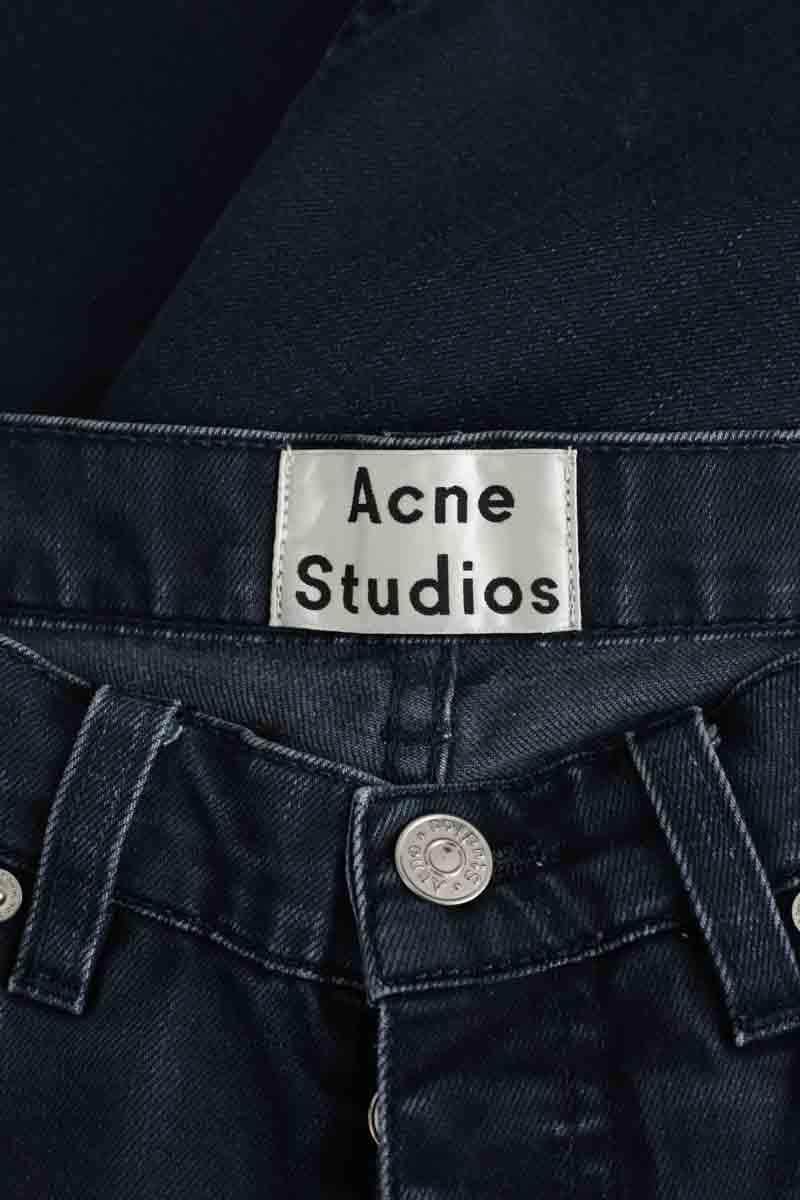 Jean slim Acne Studios Bleu en Coton