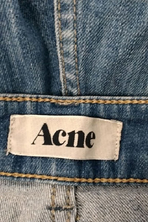 Jean slim Acne Studios Bleu en Coton