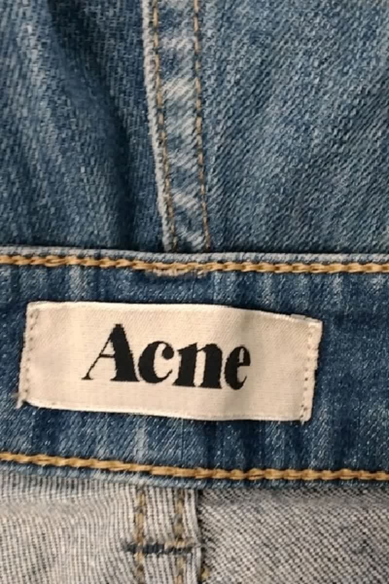 Jean slim Acne Studios Bleu en Coton
