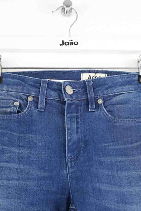 Jean slim Acne Studios Bleu en Coton
