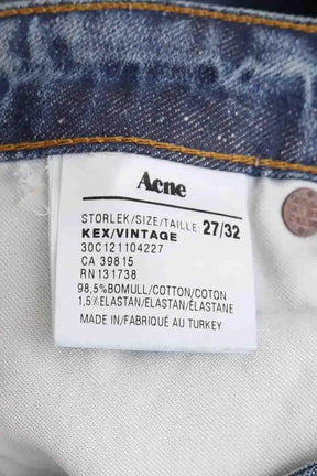 Jean slim Acne Studios Bleu en Coton