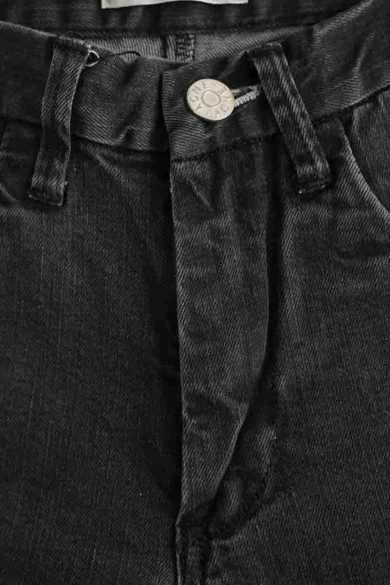 Jean slim Acne Studios Gris en Coton