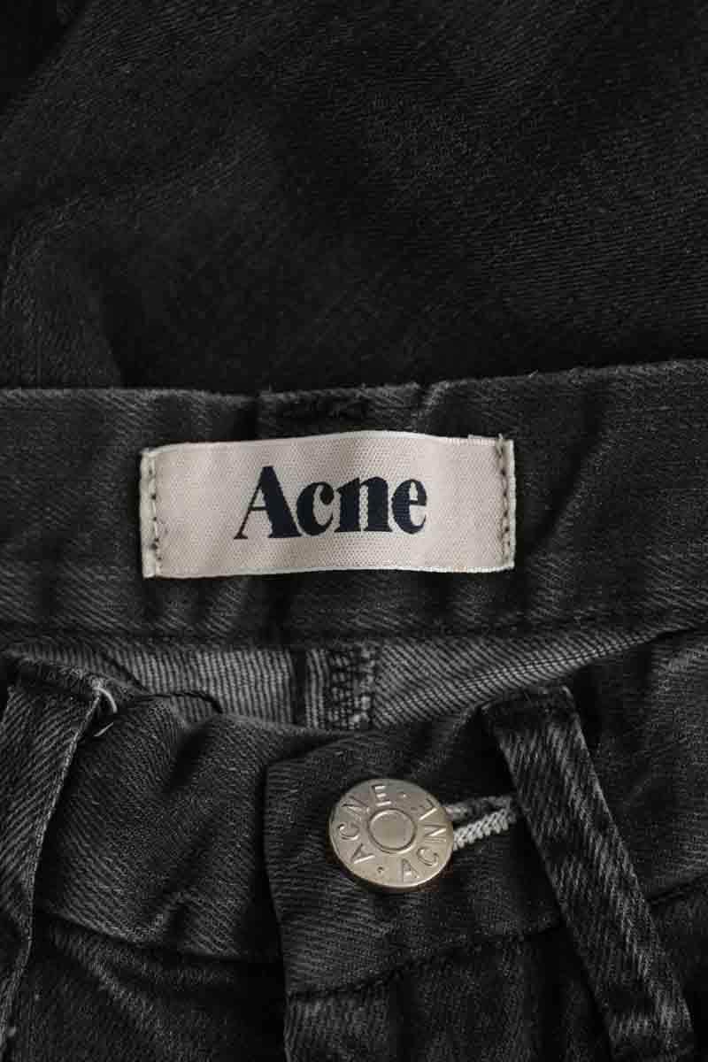 Jean slim Acne Studios Gris en Coton