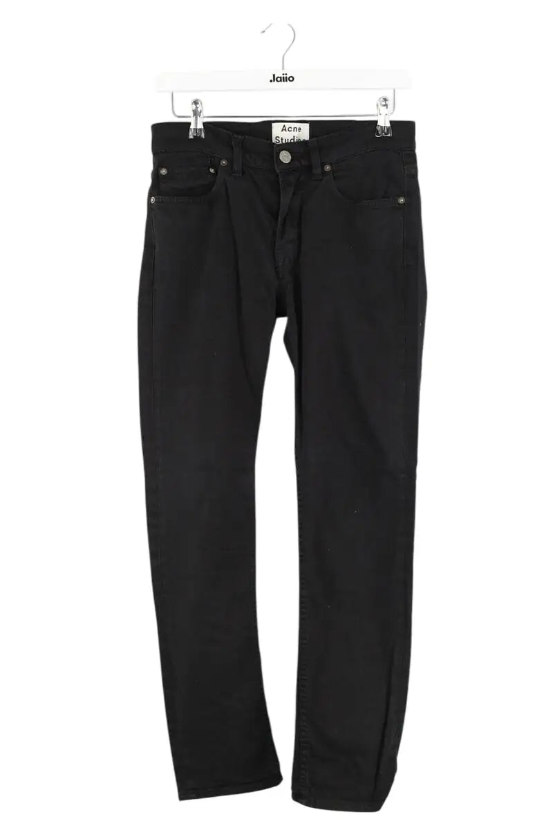 Jean slim Acne Studios Noir en Coton, taille L - Seconde Main