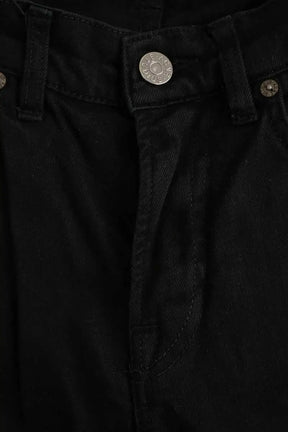 Jean slim Acne Studios Noir en Coton