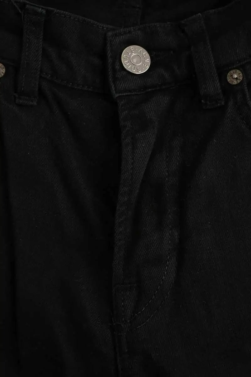 Jean slim Acne Studios Noir en Coton