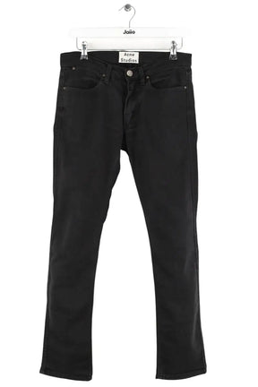 Jean slim Acne Studios Noir en Coton, taille M - Seconde Main