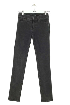 Jean slim Agnès B. Gris en Coton, taille XS - Seconde Main