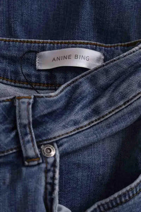 Jean slim Anine Bing Bleu en Coton