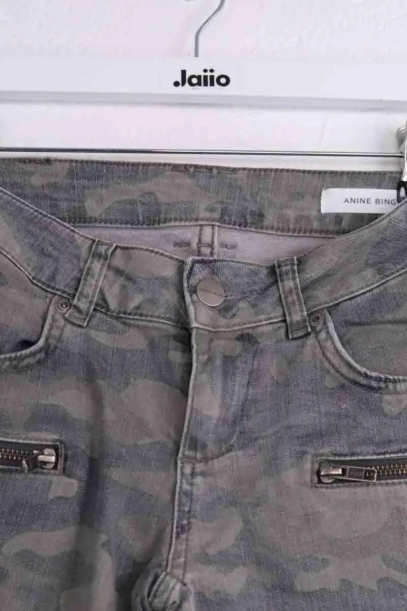 Jean slim Anine Bing Kaki en Coton