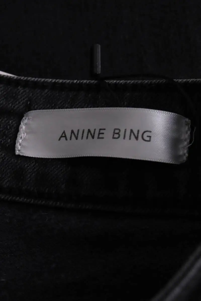 Jean slim Anine Bing Noir en Coton
