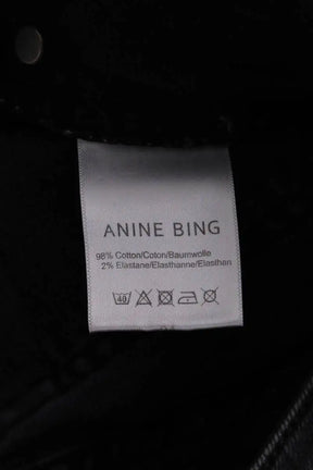 Jean slim Anine Bing Noir en Coton