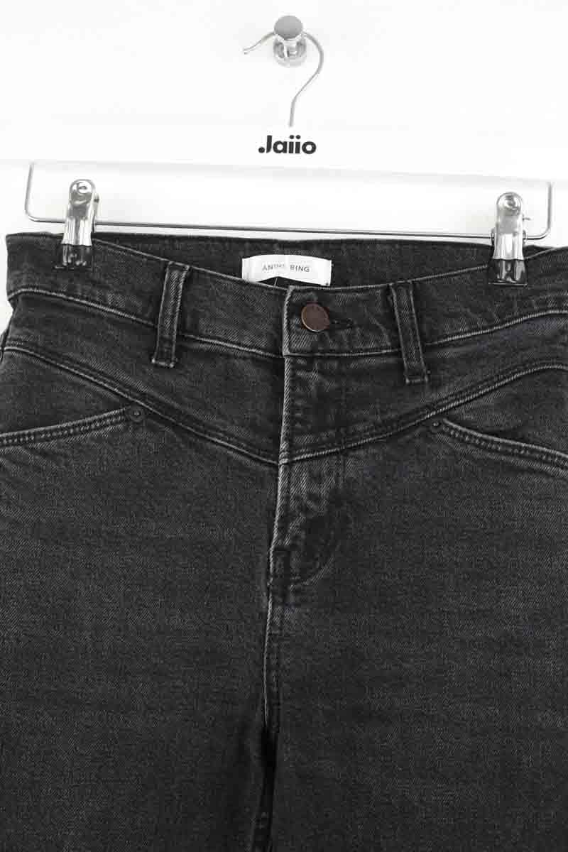 Jean slim Anine Bing Noir en Coton