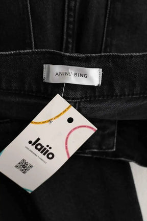 Jean slim Anine Bing Noir en Coton