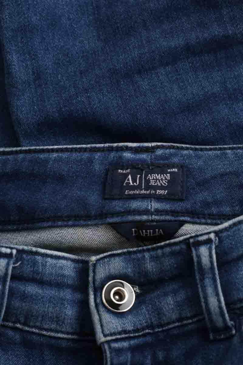 Jean slim Armani Bleu en Coton - élasthanne