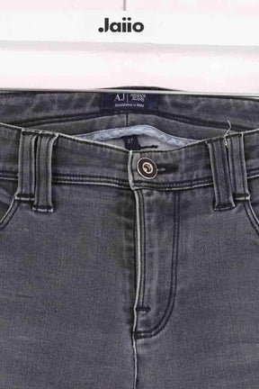 Jean slim Armani Jeans Gris en Coton