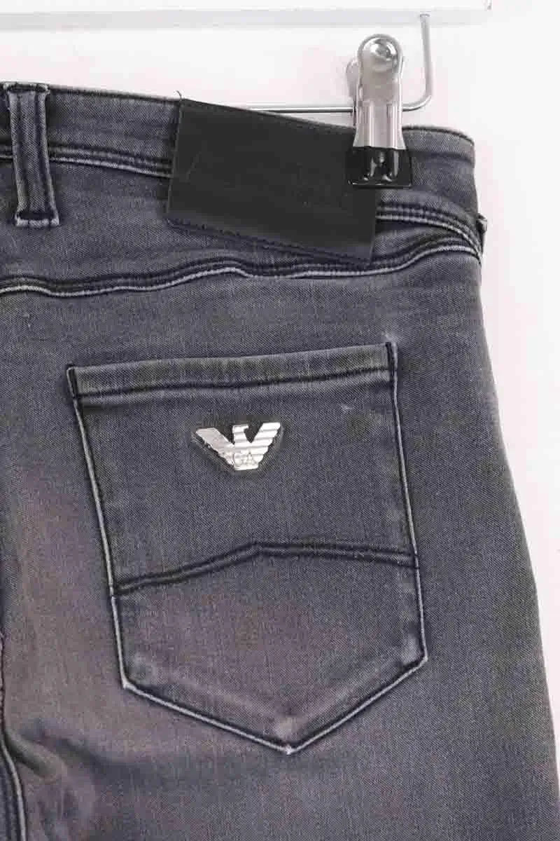 Jean slim Armani Jeans Gris en Coton