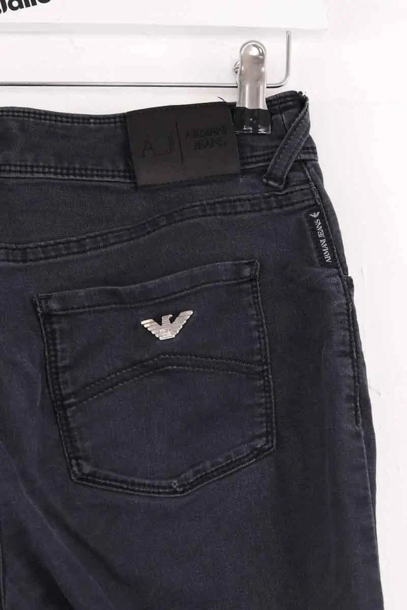 Jean slim Armani Jeans Gris en Coton