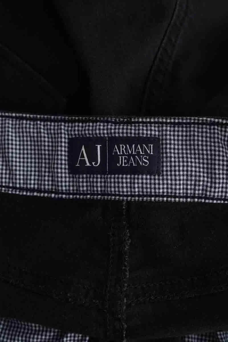 Jean slim Armani Jeans Noir en Coton