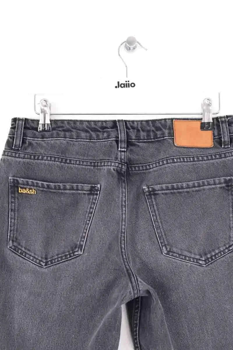 Jean slim Ba&Sh Anthracite en Coton