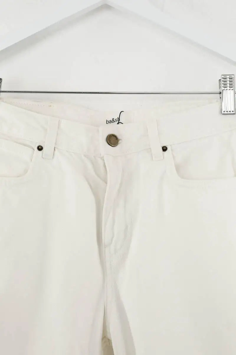 Jean slim Bash Blanc en Coton