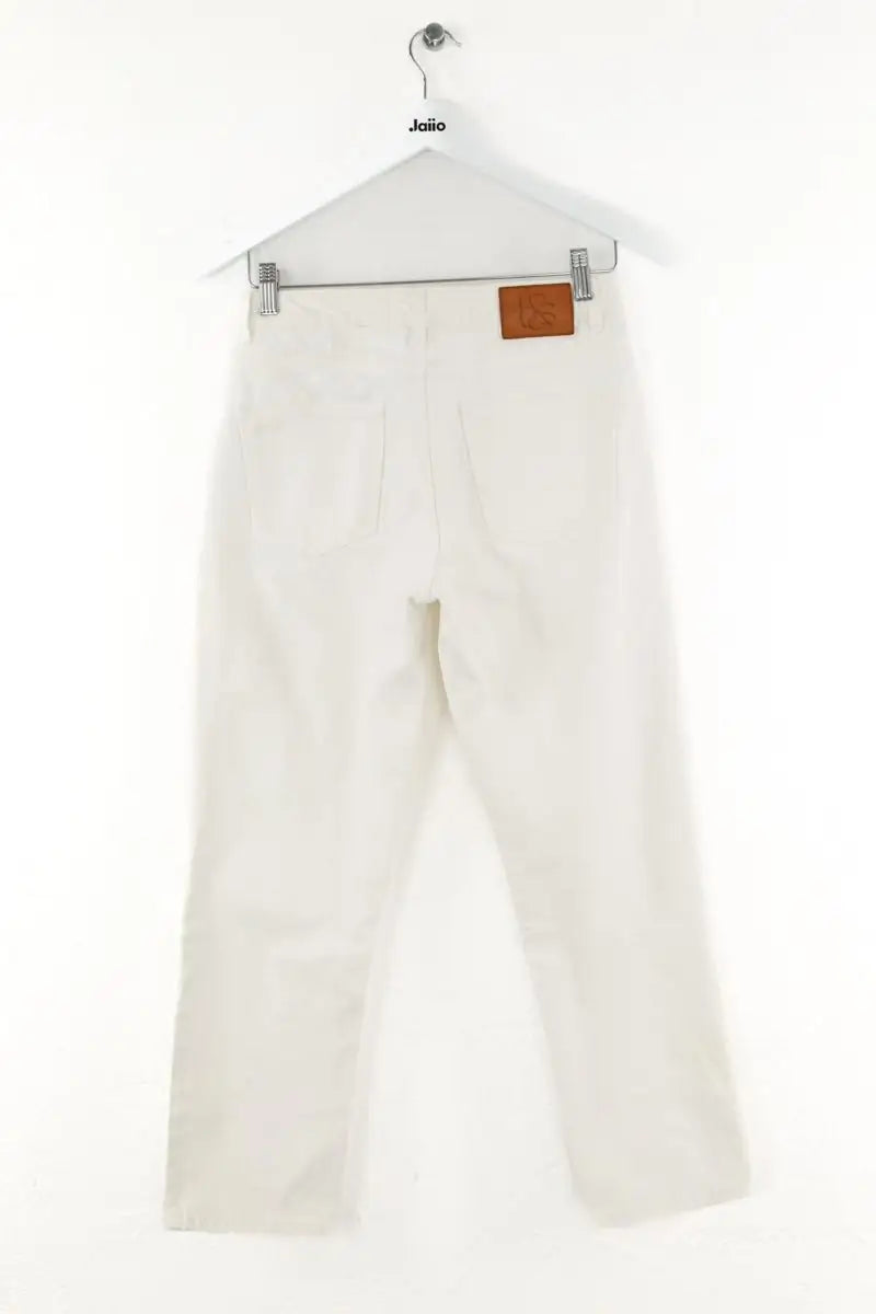 Jean slim Bash Blanc en Coton