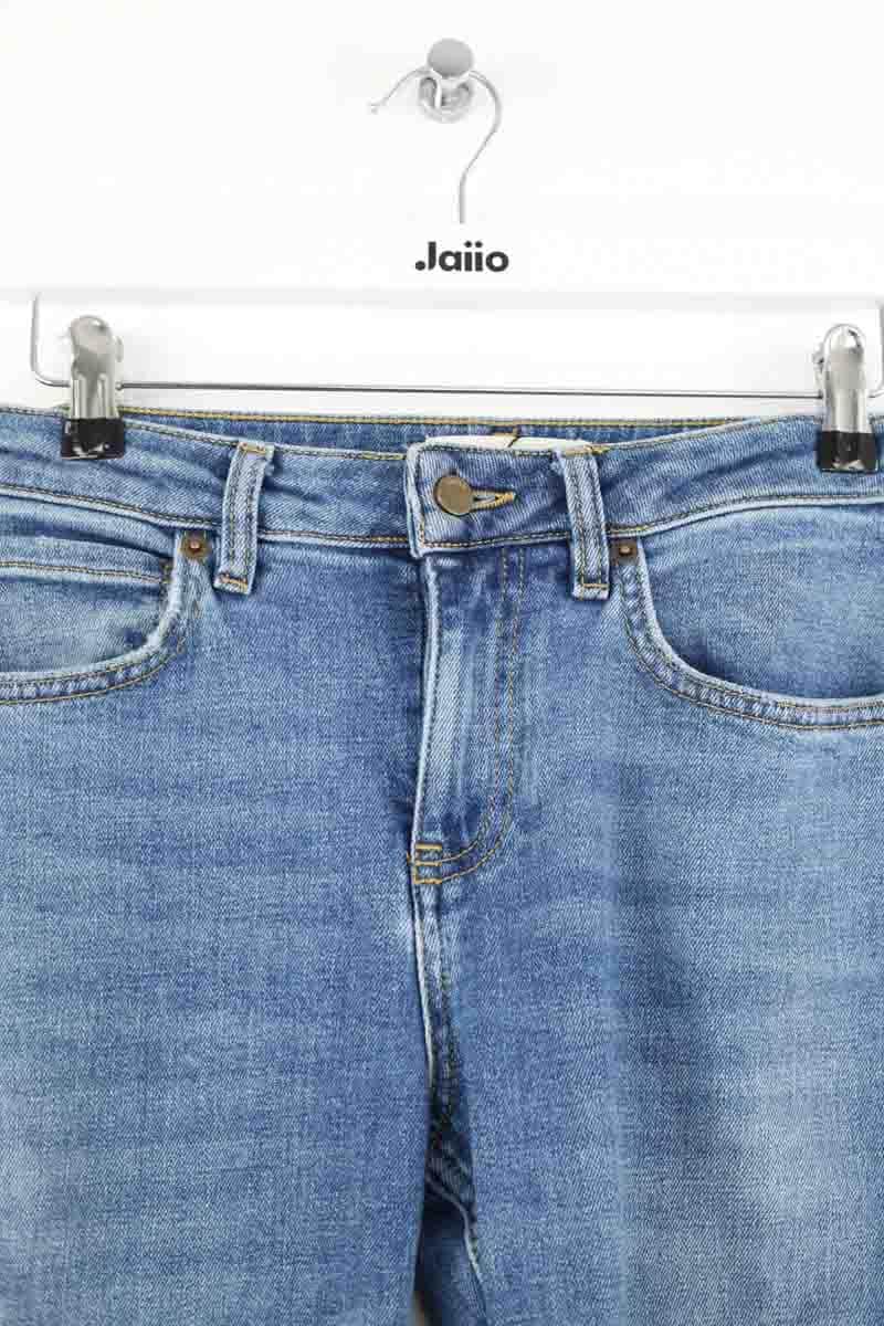 Jean slim Bash Bleu en Coton