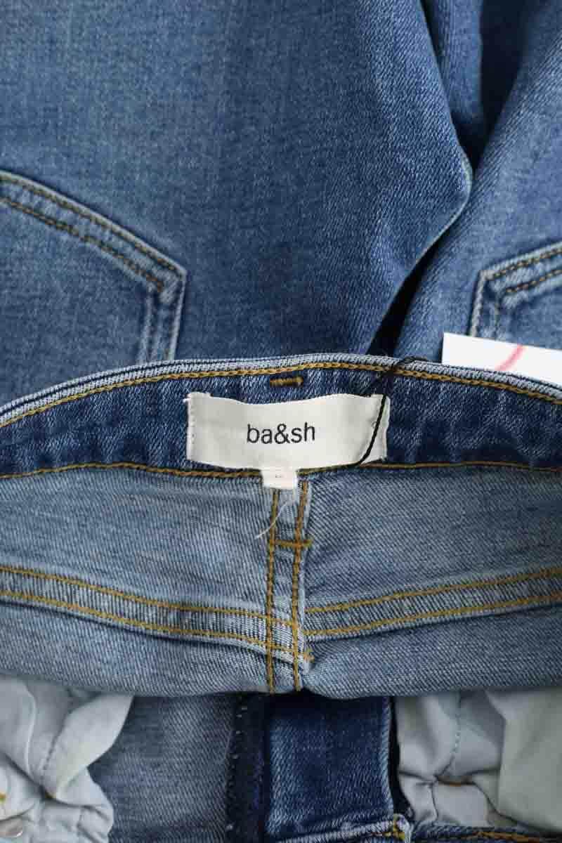 Jean slim Bash Bleu en Coton