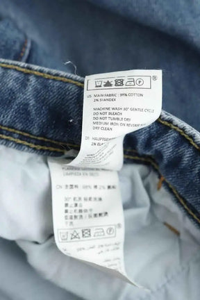 Jean slim Bash Bleu en Coton