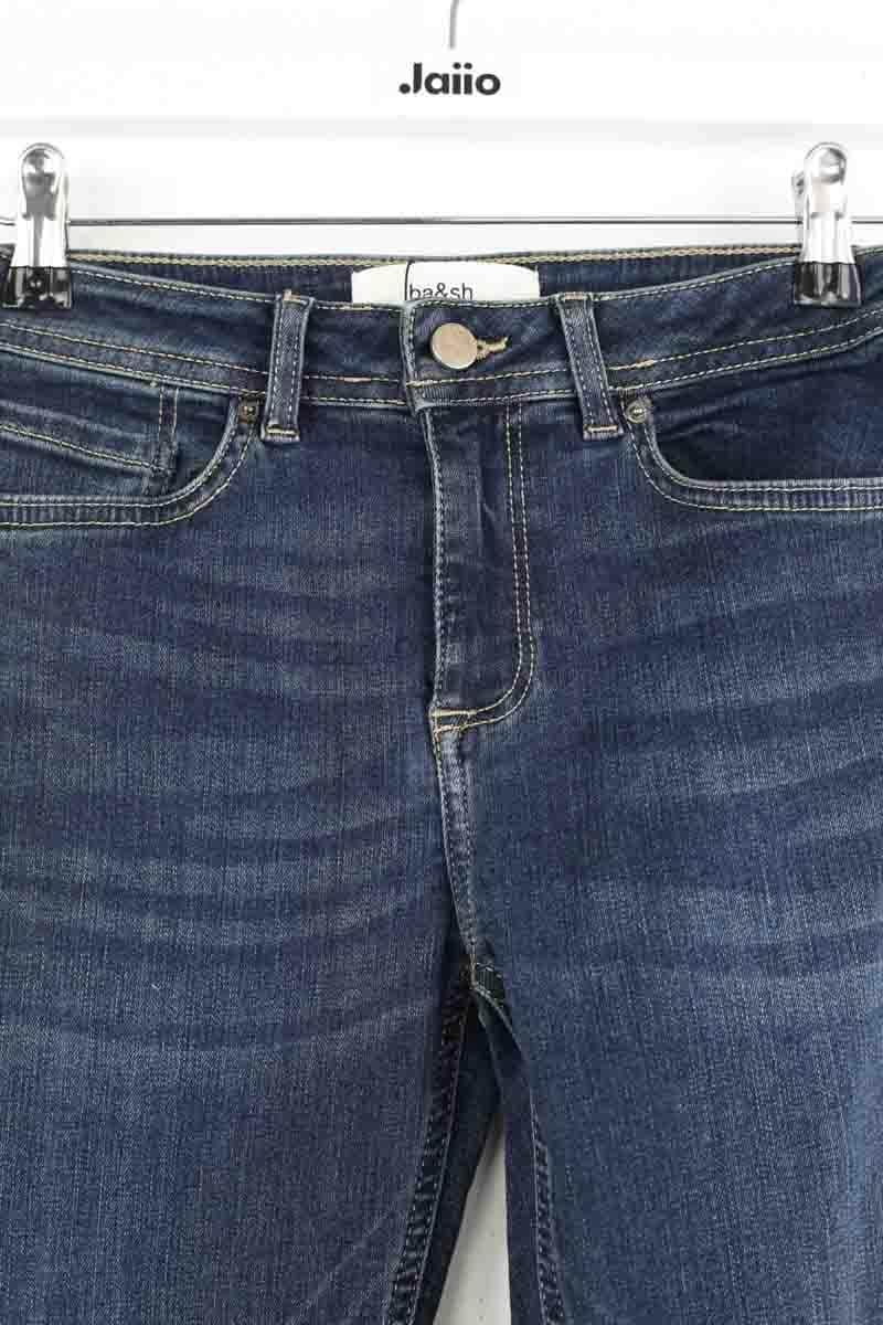 Jean slim Bash Bleu en Coton