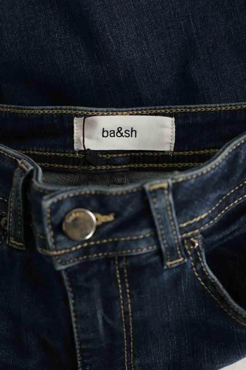 Jean slim Bash Bleu en Coton