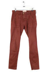 Jean slim Ba&Sh Bordeaux en Coton, taille XS - Seconde Main