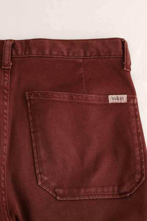 Jean slim Ba&Sh Bordeaux en Coton