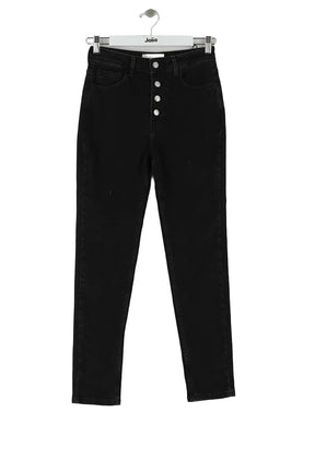 Jean slim Bash Noir en Coton, taille XS - Seconde Main