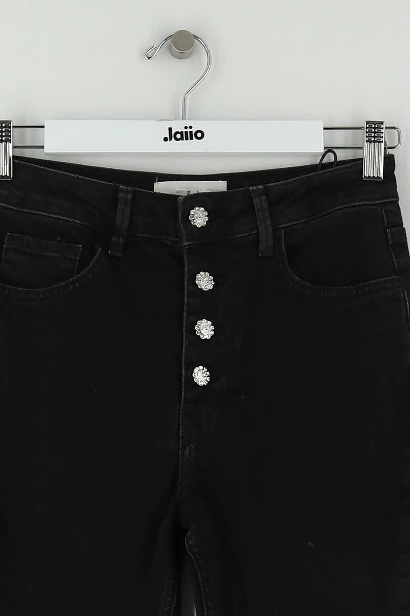Jean slim Bash Noir en Coton