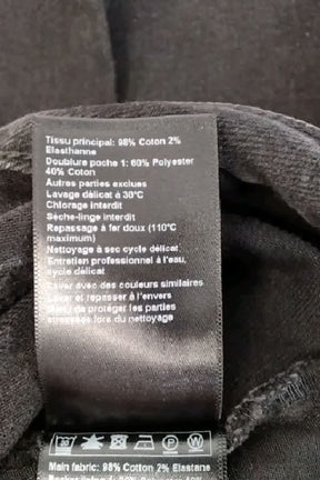 Jean slim Bash Noir en Coton