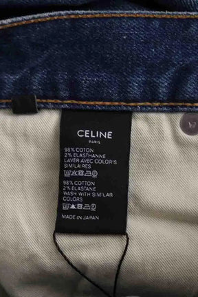 Jean slim Celine Bleu en Coton