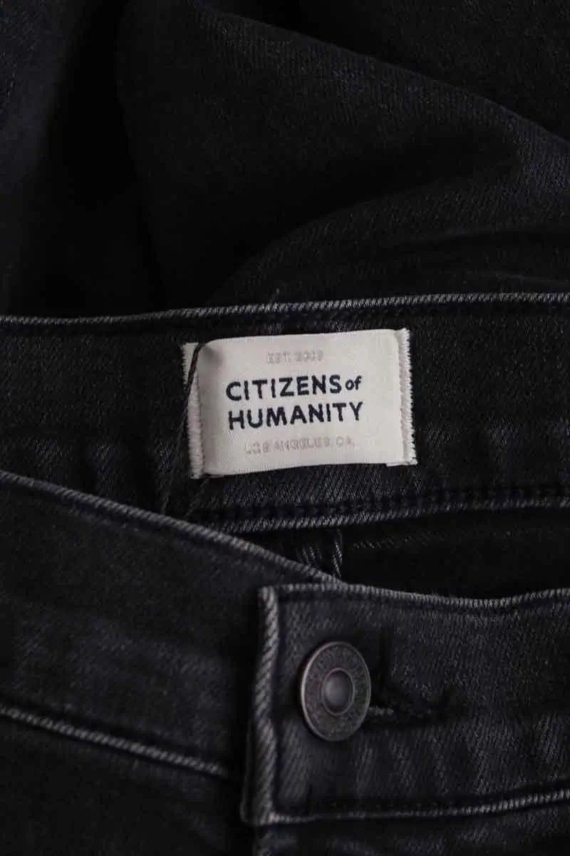 Jean slim Citizens of Humanity Noir en Coton