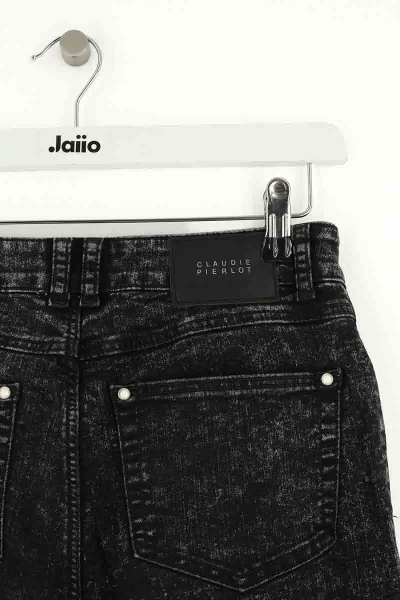 Jean slim Claudie Pierlot Anthracite en Coton