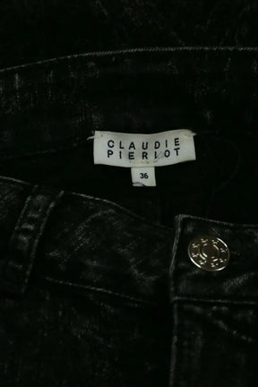 Jean slim Claudie Pierlot Anthracite en Coton
