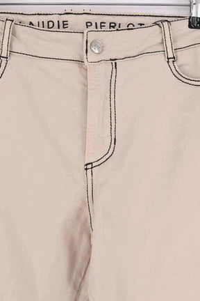 Jean slim Claudie Pierlot Beige en Polyester