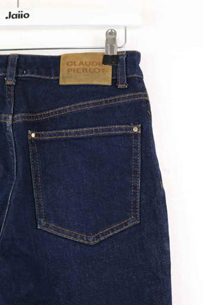 Jean slim Claudie Pierlot Bleu en Coton