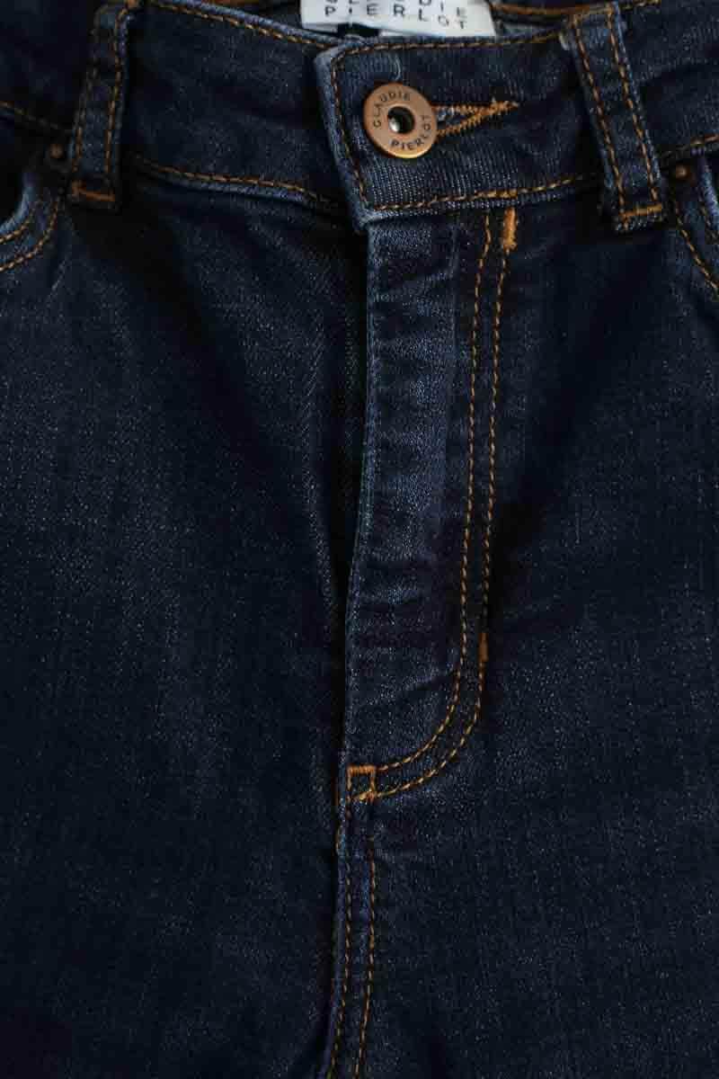 Jean slim Claudie Pierlot Bleu en Coton