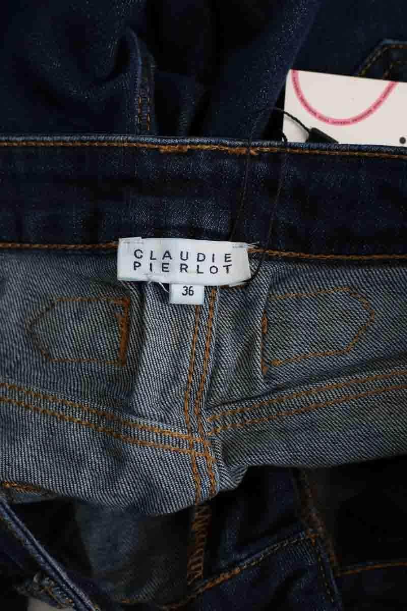 Jean slim Claudie Pierlot Bleu en Coton