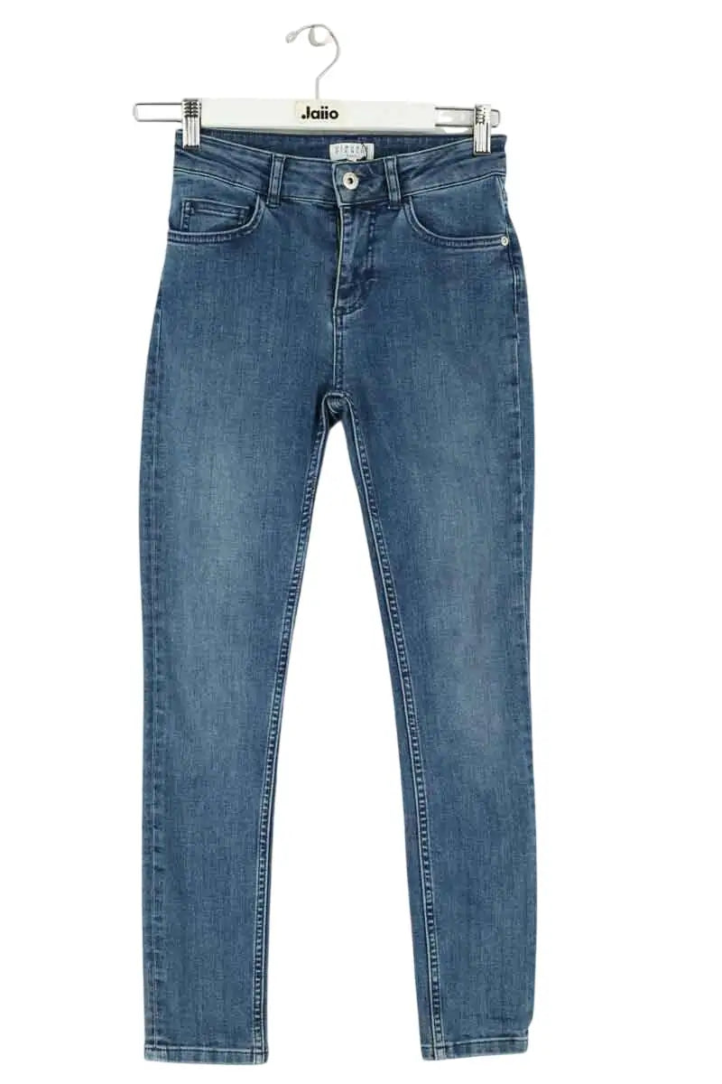 Jean slim Claudie Pierlot Bleu en Coton, taille XS - Seconde Main