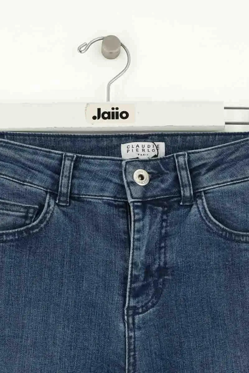 Jean slim Claudie Pierlot Bleu en Coton