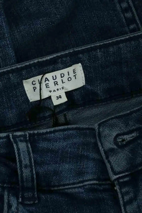 Jean slim Claudie Pierlot Bleu en Coton
