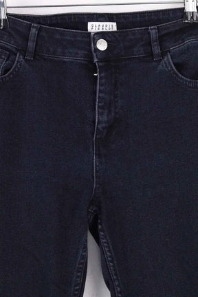 Jean slim Claudie Pierlot Marine en Coton